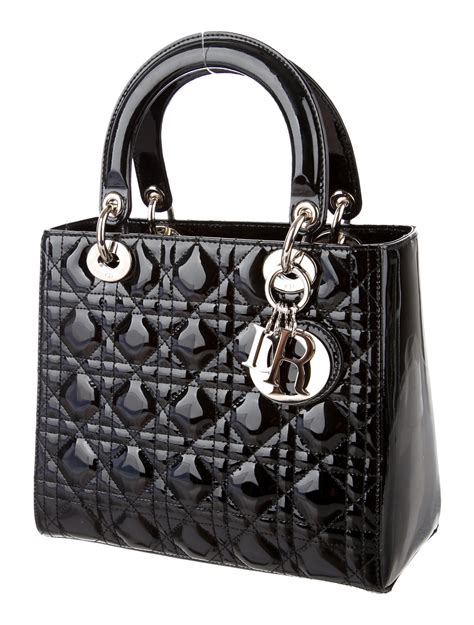 black and white lady dior|authentic Lady Dior handbags.